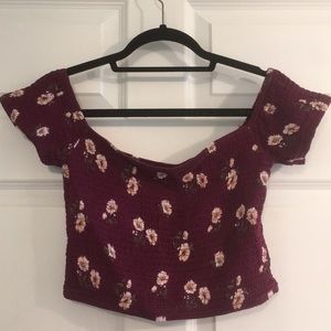 Maroon Floral Summer Set